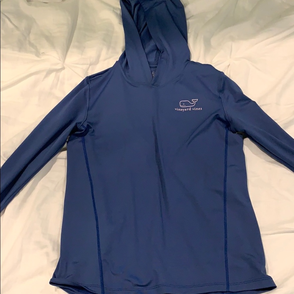 Vineyard vines girls long sleeve polyester shirt